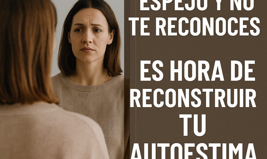 ¿Te miras al espejo y no te reconoces? Es hora de reconstruir tu autoestima